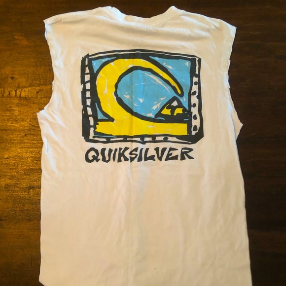 Quiksilver Cut Sleeve Tank Top For Men - Picture 2 of 3